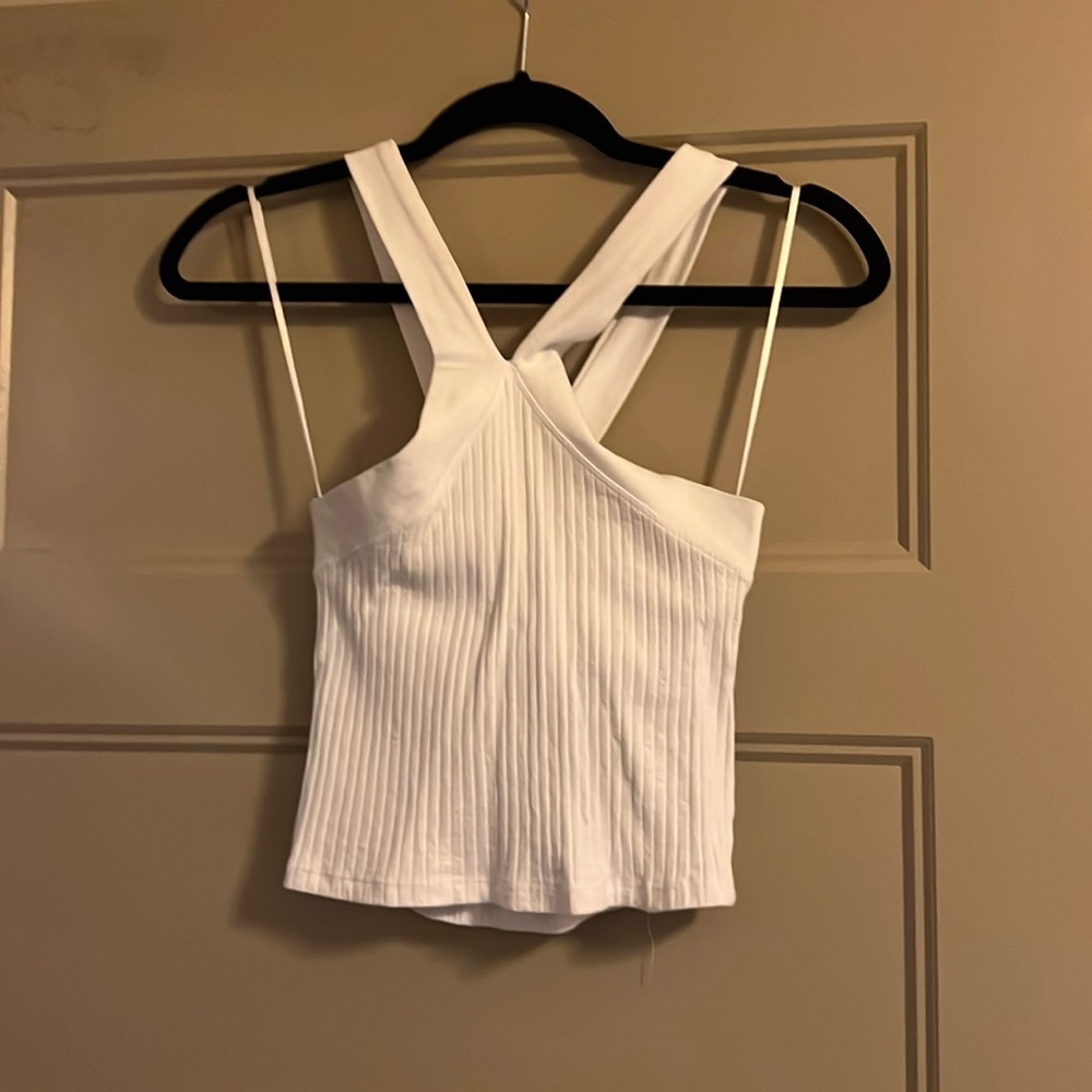 Cute halter-ish Zara crop top!